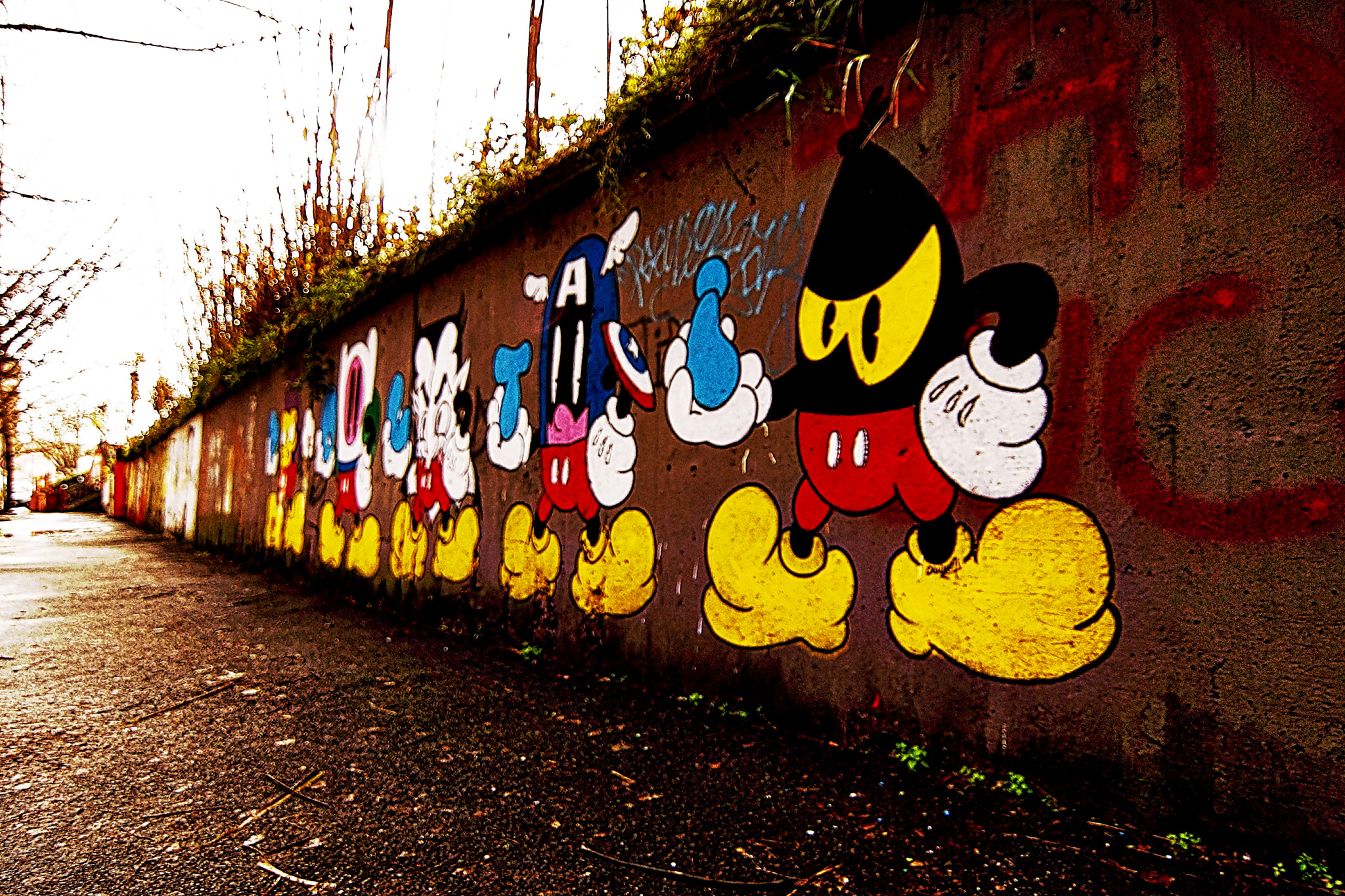 20mm F2.8 sample photo. M.u.ro -museum of urban art of rome photography