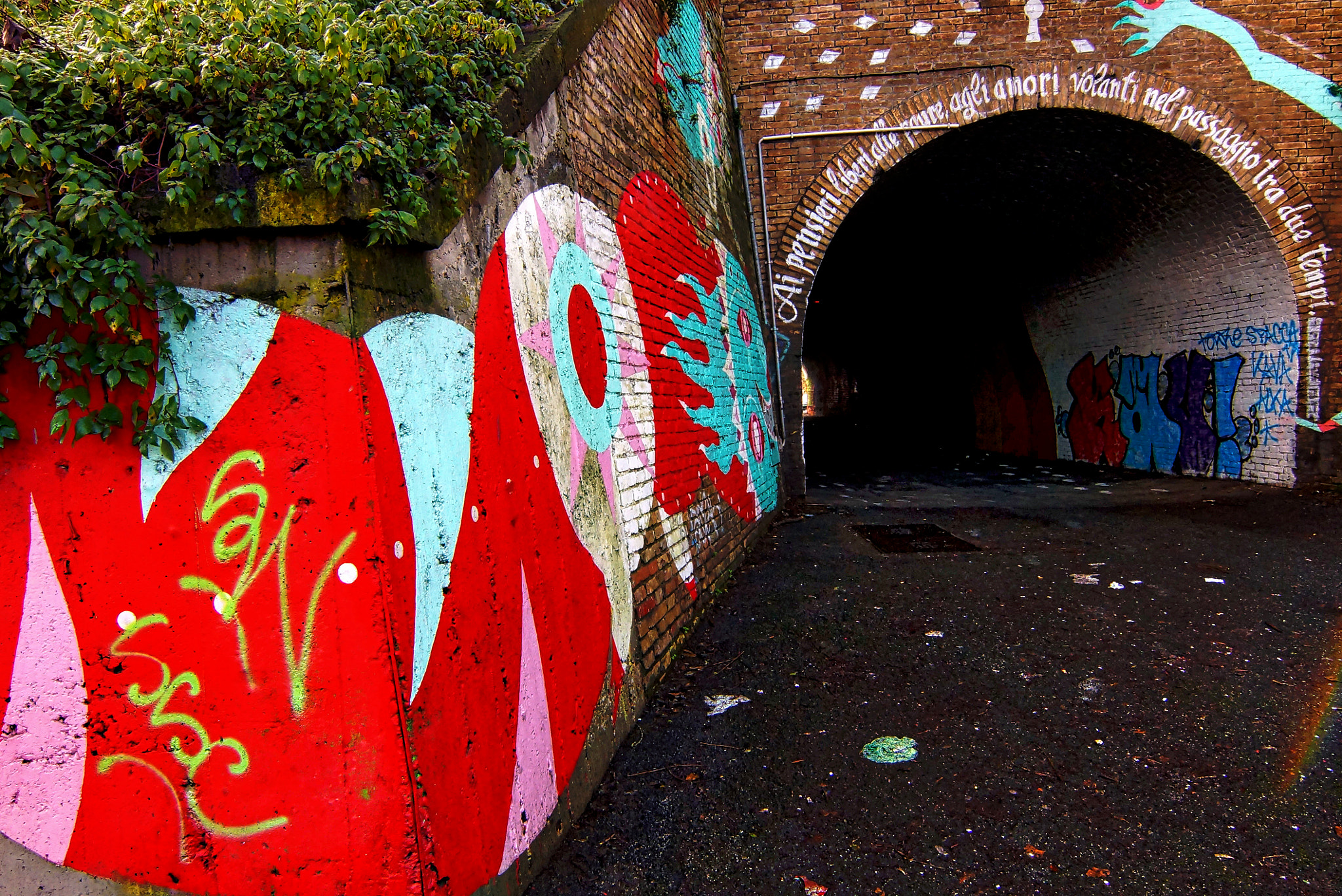 Sony SLT-A65 (SLT-A65V) + 20mm F2.8 sample photo. M.u.ro -museum of urban art of rome photography