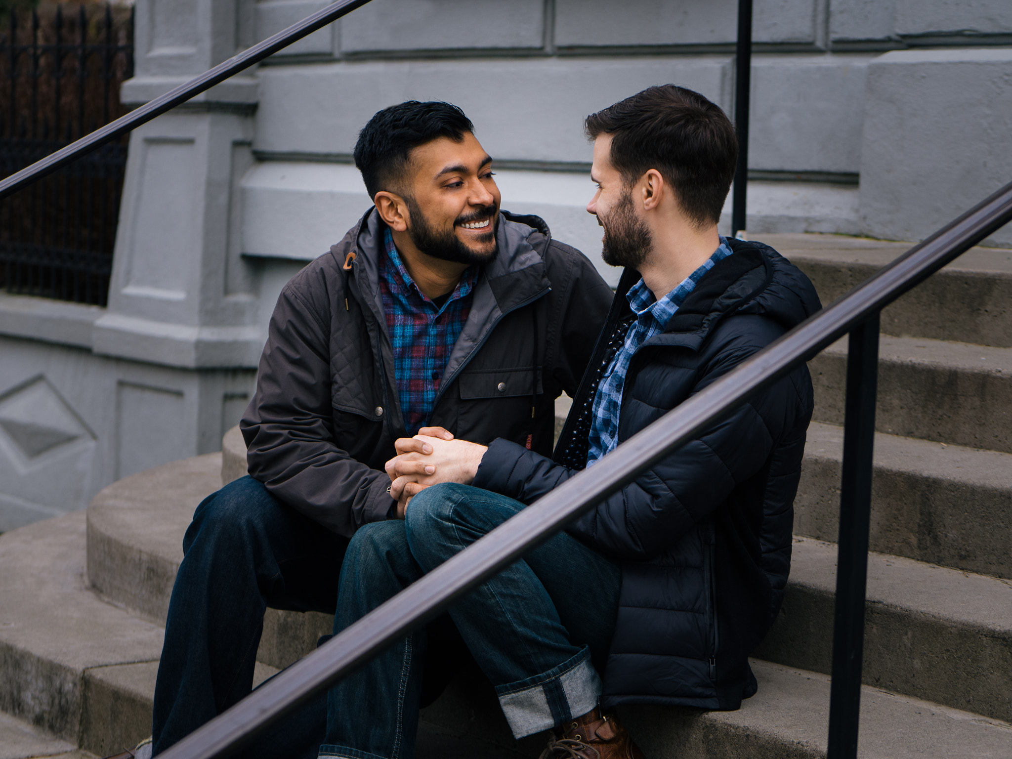 Panasonic Leica DG Nocticron 42.5mm F1.2 ASPH OIS sample photo. Josh + james engagement session photography