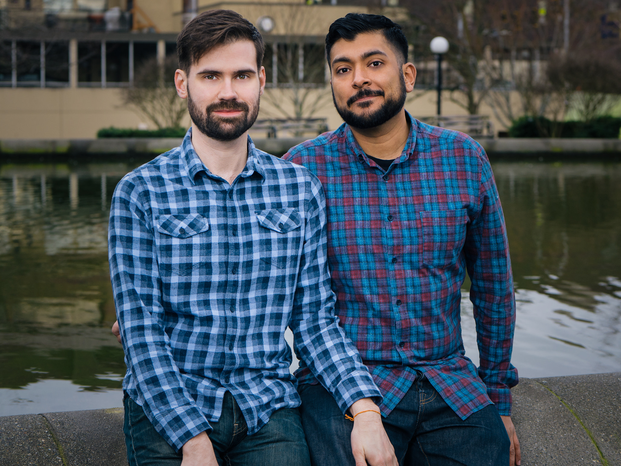 Panasonic Leica DG Nocticron 42.5mm F1.2 ASPH OIS sample photo. Josh + james engagement session photography