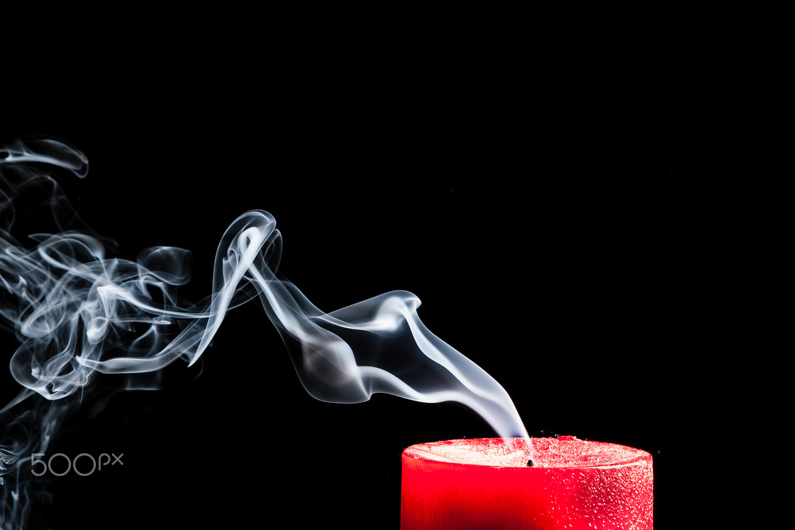 Canon EOS 30D + Canon EF 24-70mm F2.8L USM sample photo. Smoke in black background photography