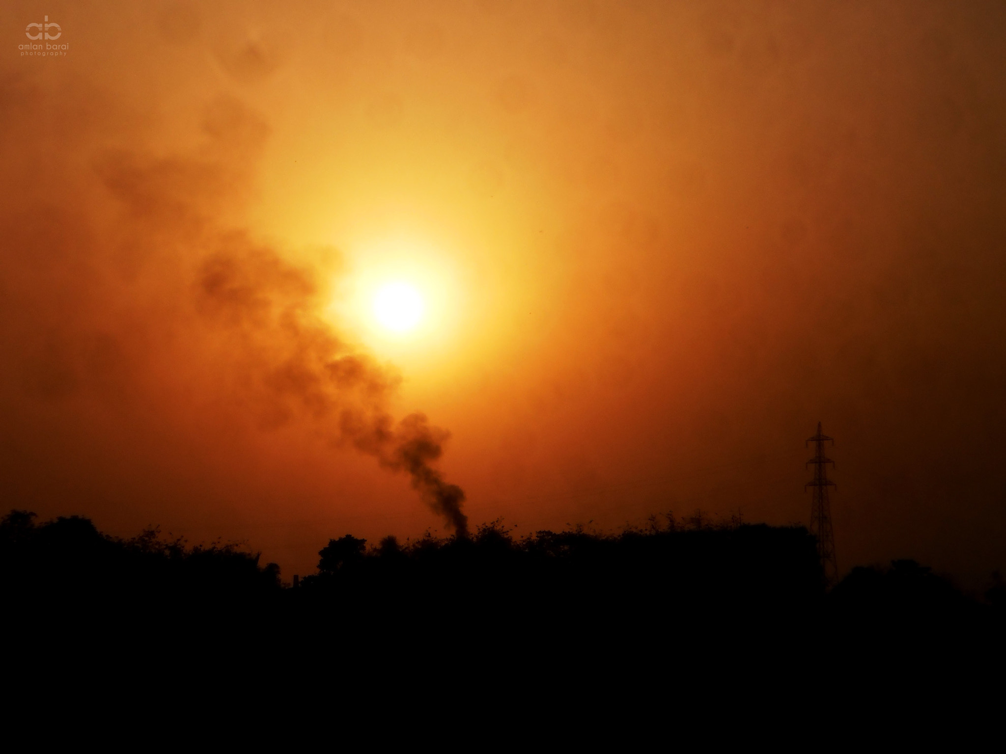 Olympus T105,T100,X36 sample photo. Dying sky photography
