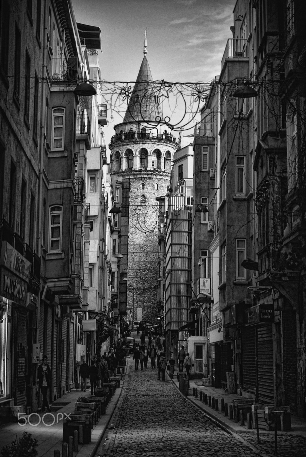 Pentax K10D sample photo. Galata tower photography