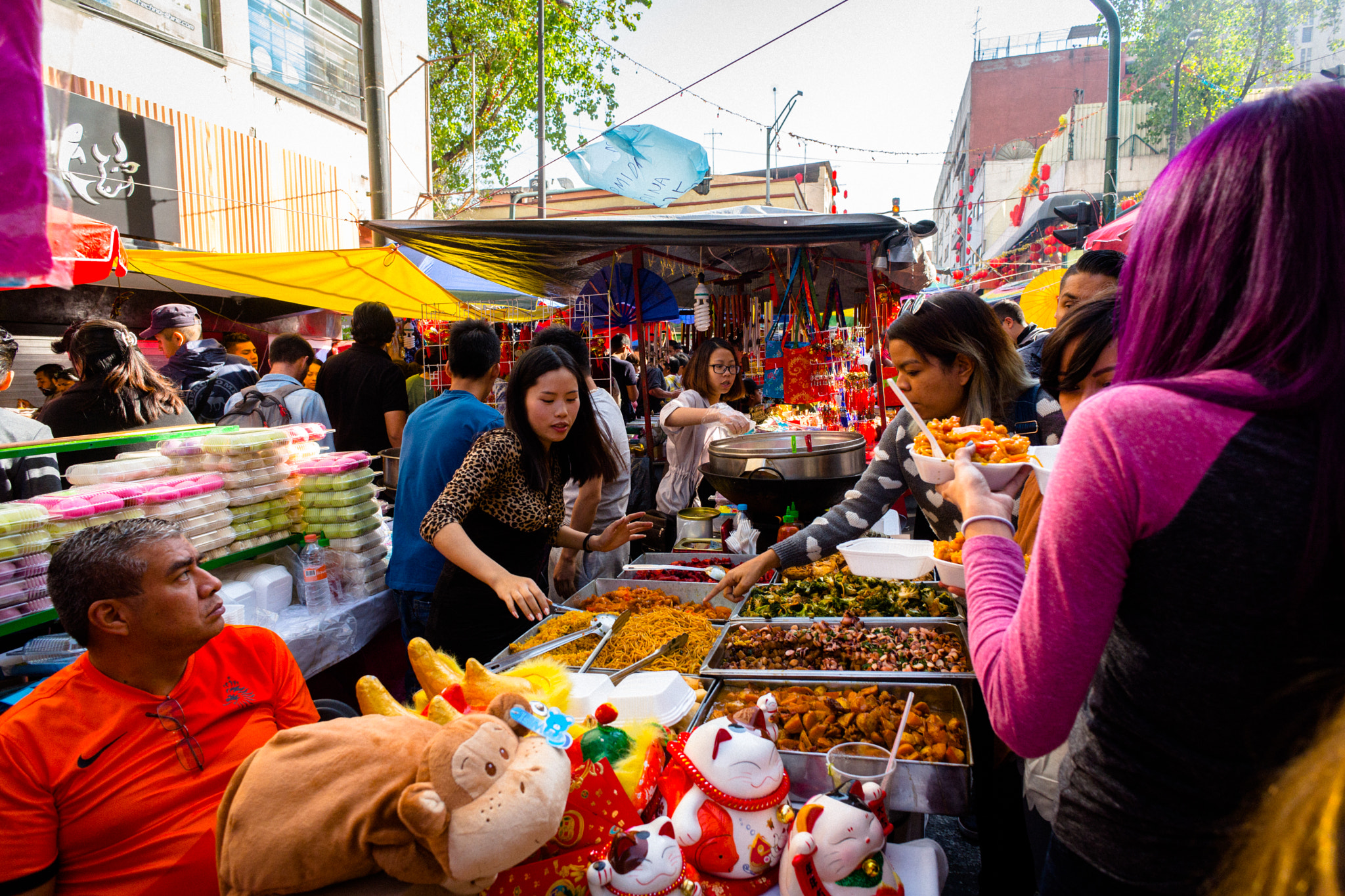 Sony a99 II + Sony 20mm F2.8 sample photo. Chinese new year in mexico city photography