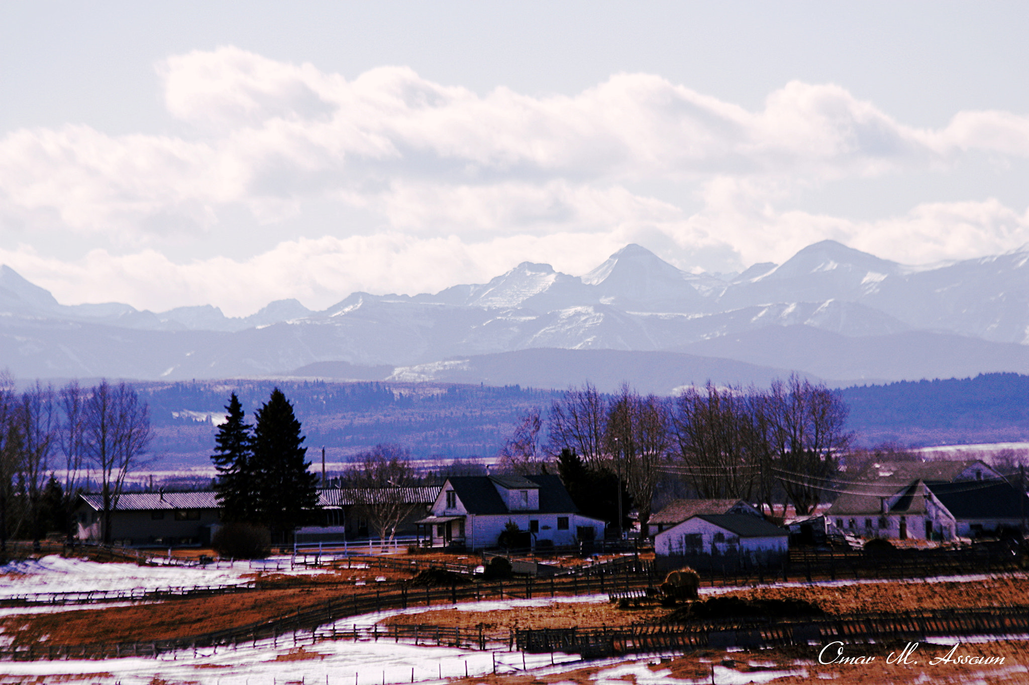 Canon EF 75-300mm F4.0-5.6 IS USM sample photo. Rockies mountains foothills photography