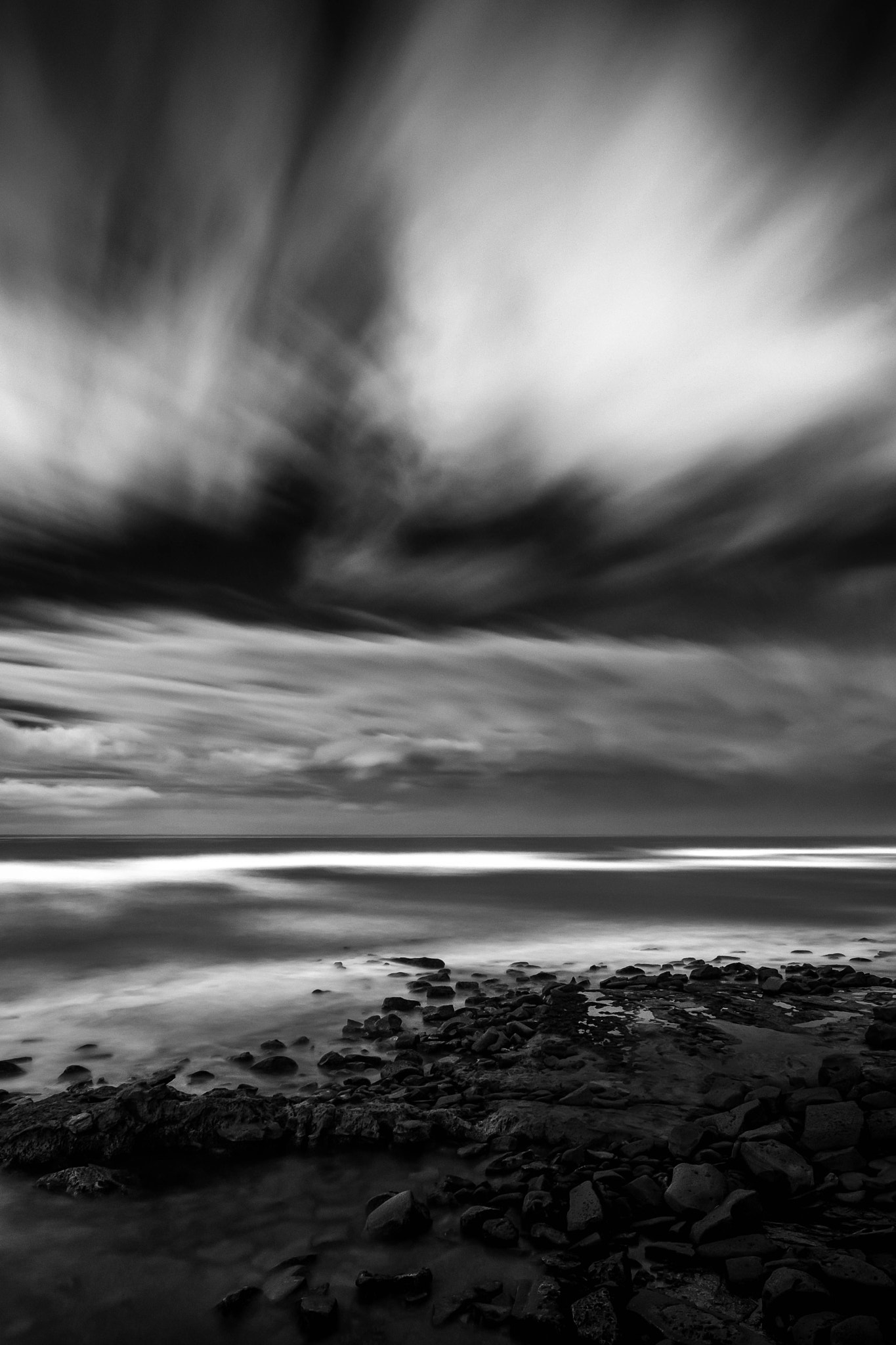 24mm F3.5 sample photo. Moody seascape no. 20 photography