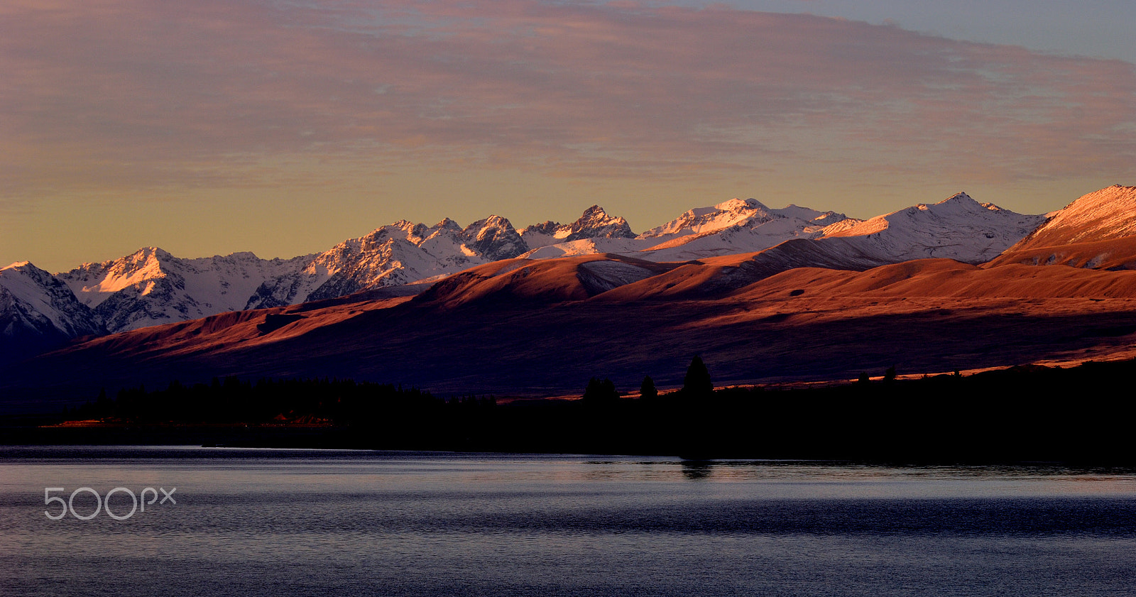 Nikon D2X sample photo. Last light on the snow mountain photography