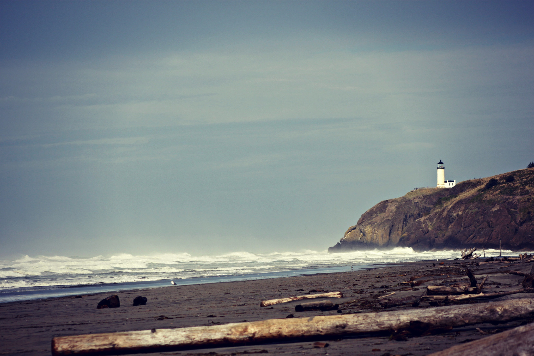 Canon EF 75-300mm f/4-5.6 USM sample photo. Cape disappointment photography
