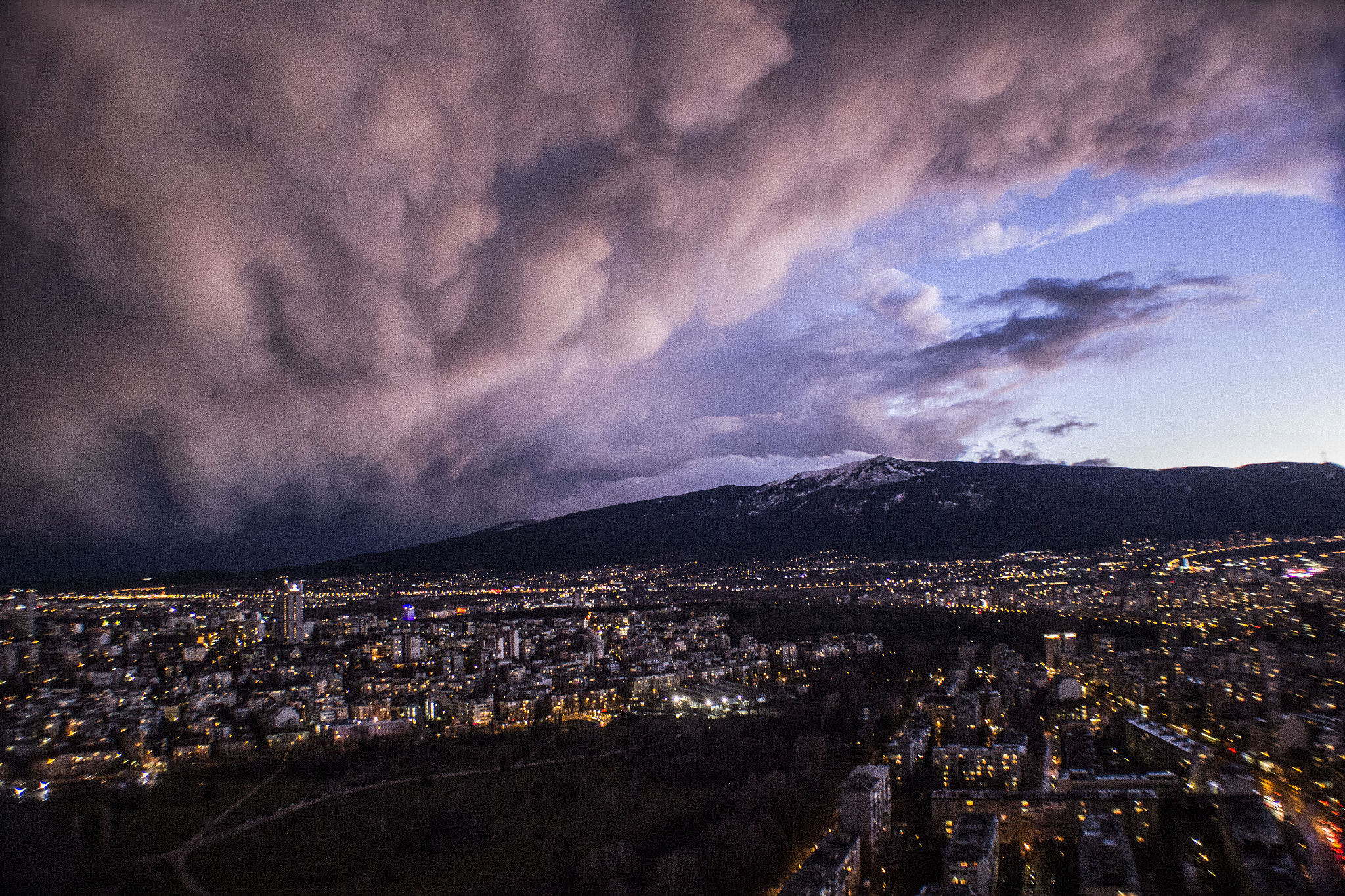 Canon EF-S 18-55mm F3.5-5.6 sample photo. Sofia clouds photography