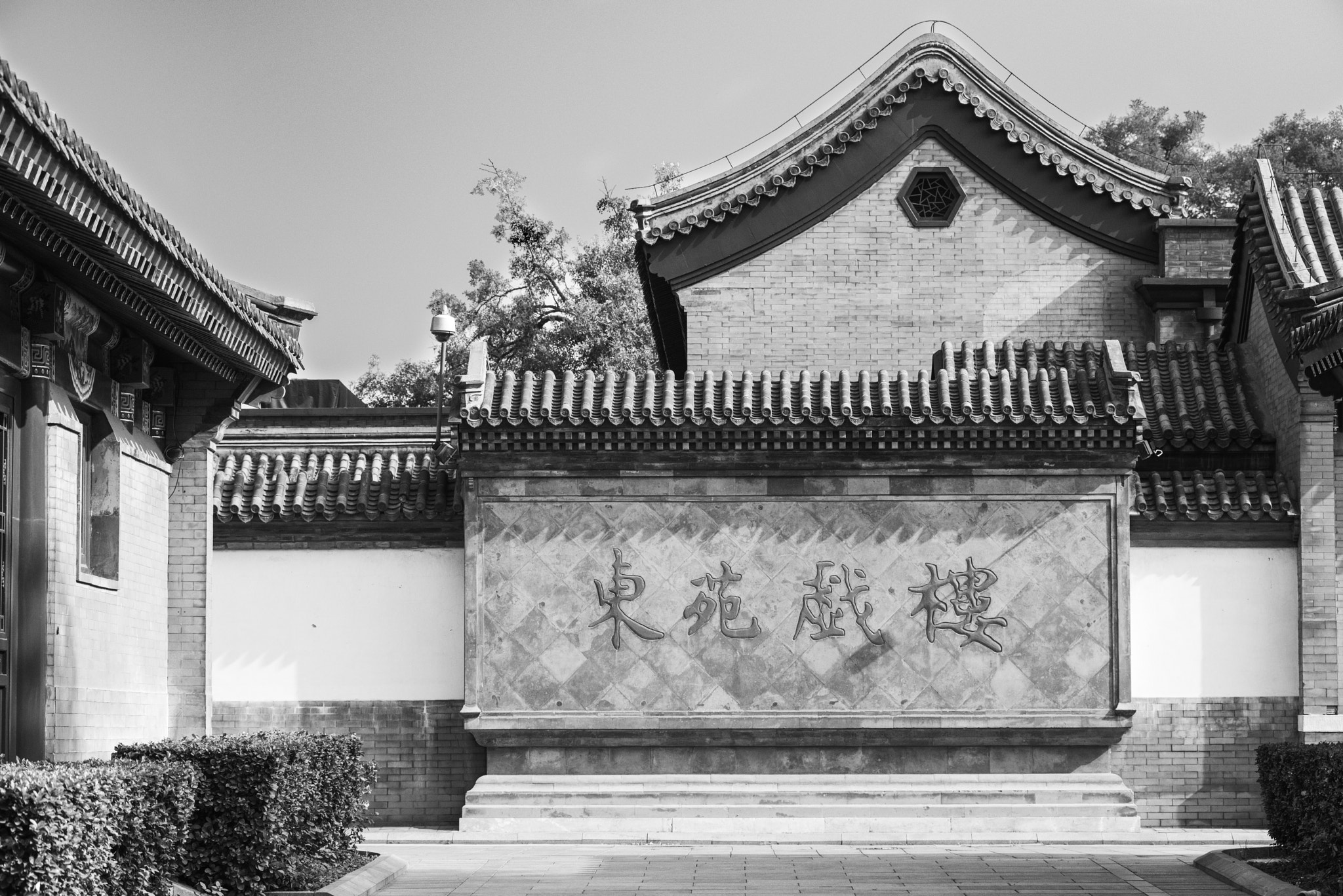 AF Zoom-Nikkor 80-200mm f/2.8 ED sample photo. China in b/w photography