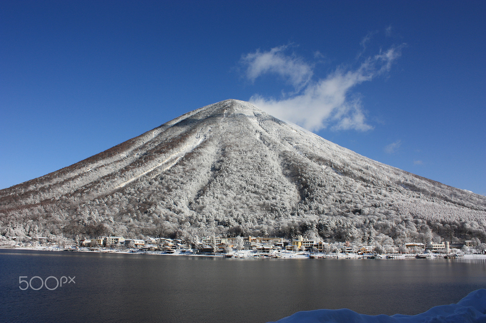 Canon EOS 450D (EOS Rebel XSi / EOS Kiss X2) sample photo. Snow mt nantai-san img_5229.jpg photography