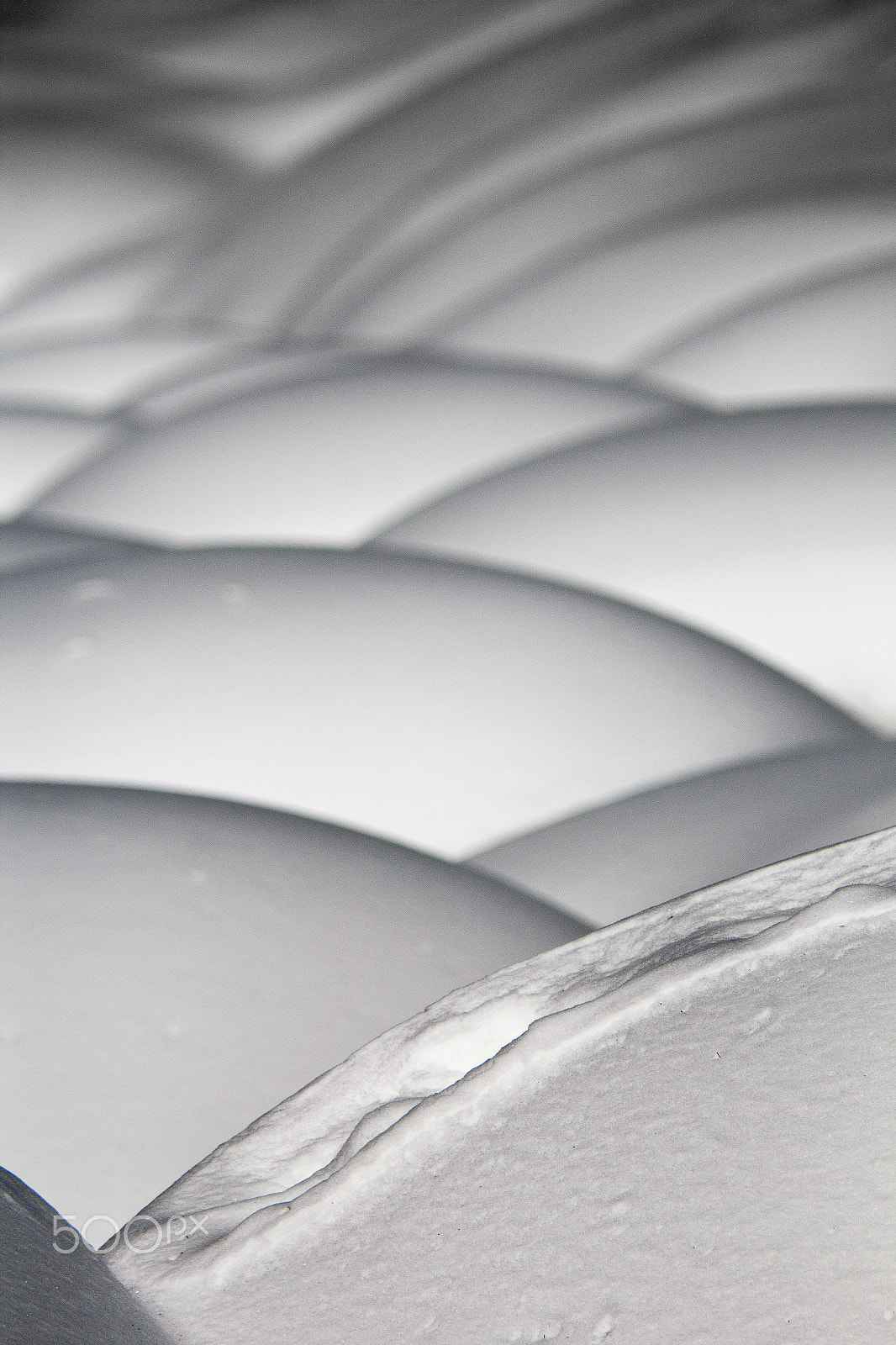 Canon EF 100-300mm F4.5-5.6 USM sample photo. White background of a snowdrift. photography