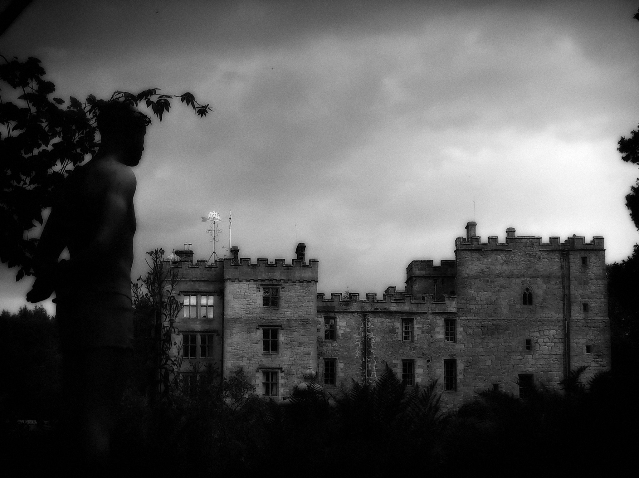 SANYO C40 sample photo. Watcher at chillingham castle photography