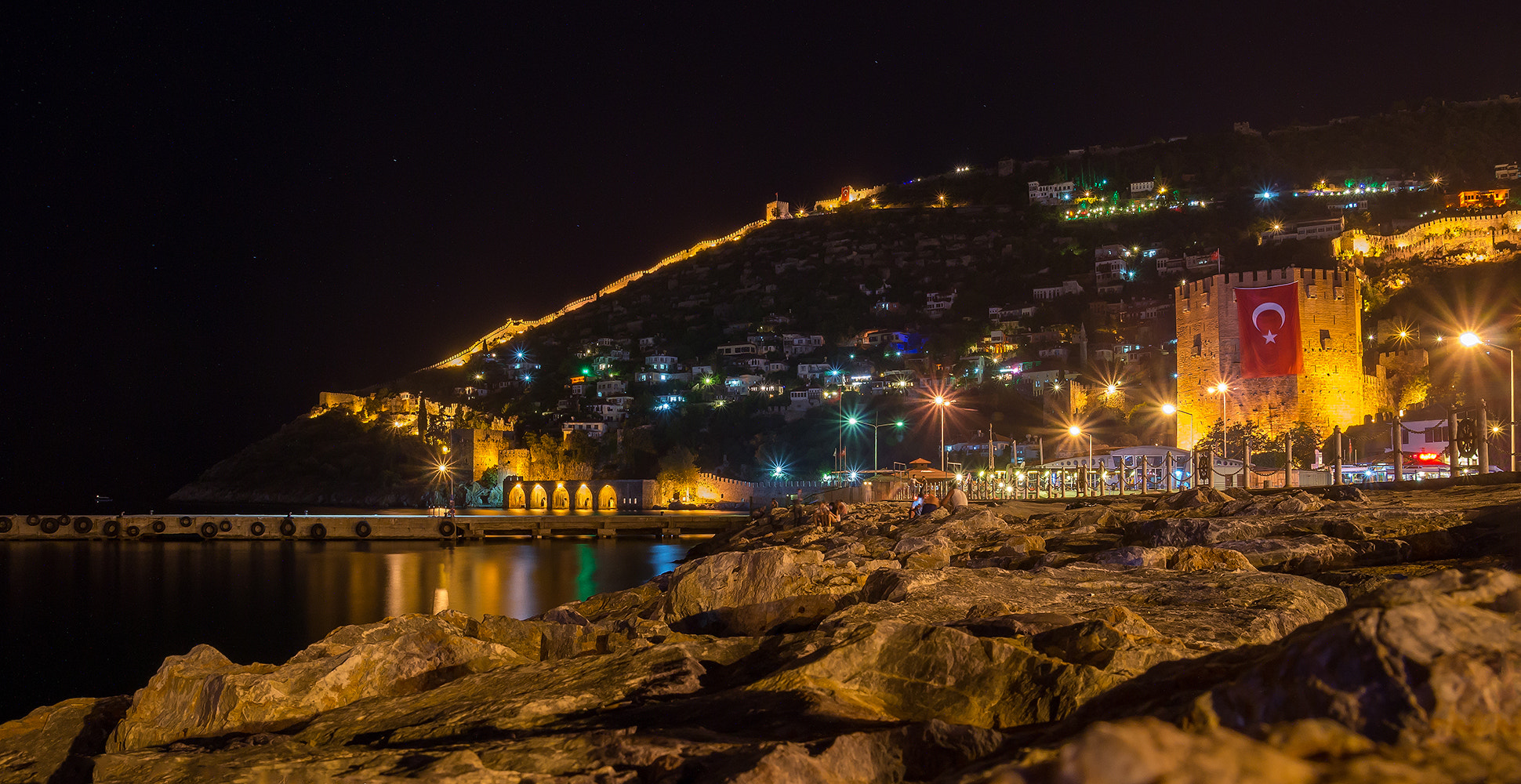 Sony SLT-A37 sample photo. Alanya castle photography