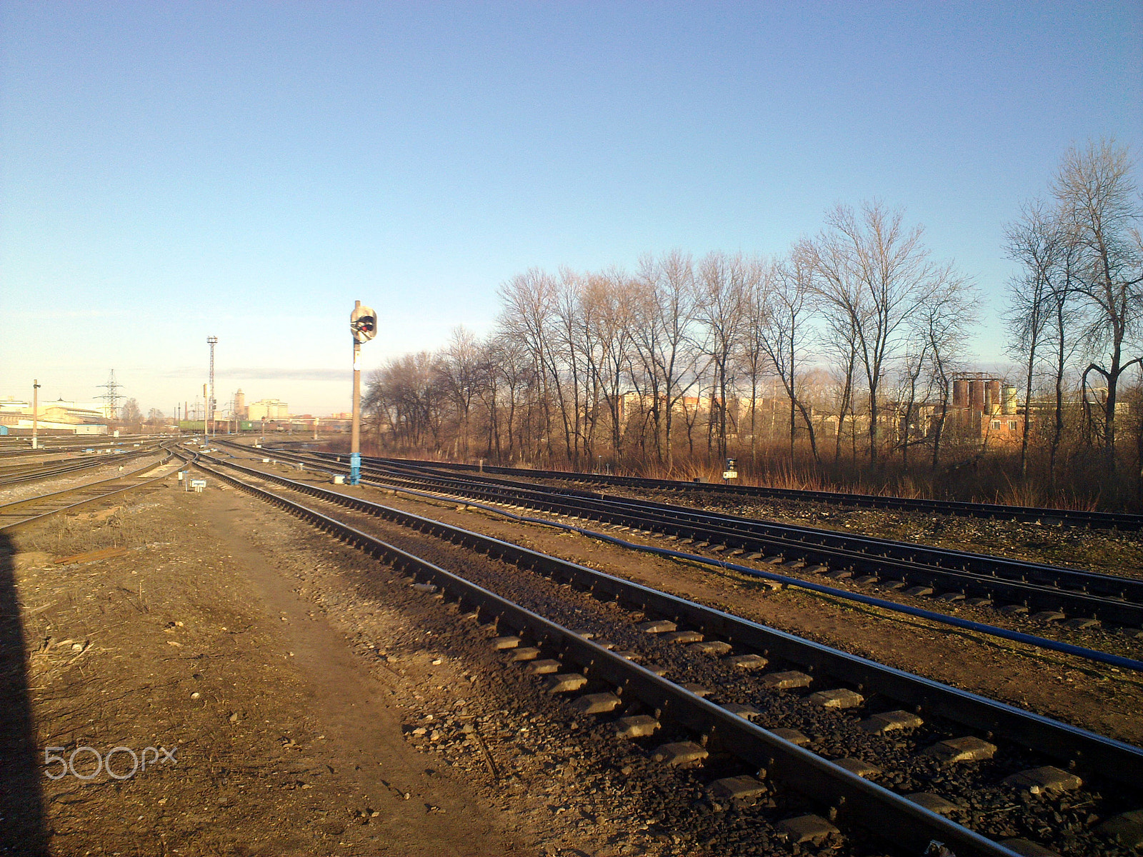 Nokia N86 8MP sample photo. The railway station photography