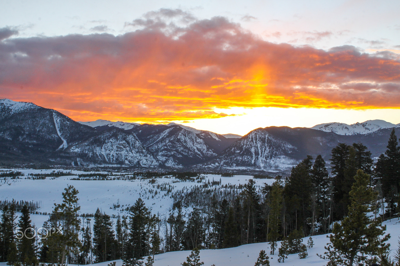 Canon EOS 50D + Canon EF 28-80mm f/2.8-4L sample photo. Colorado sunset photography