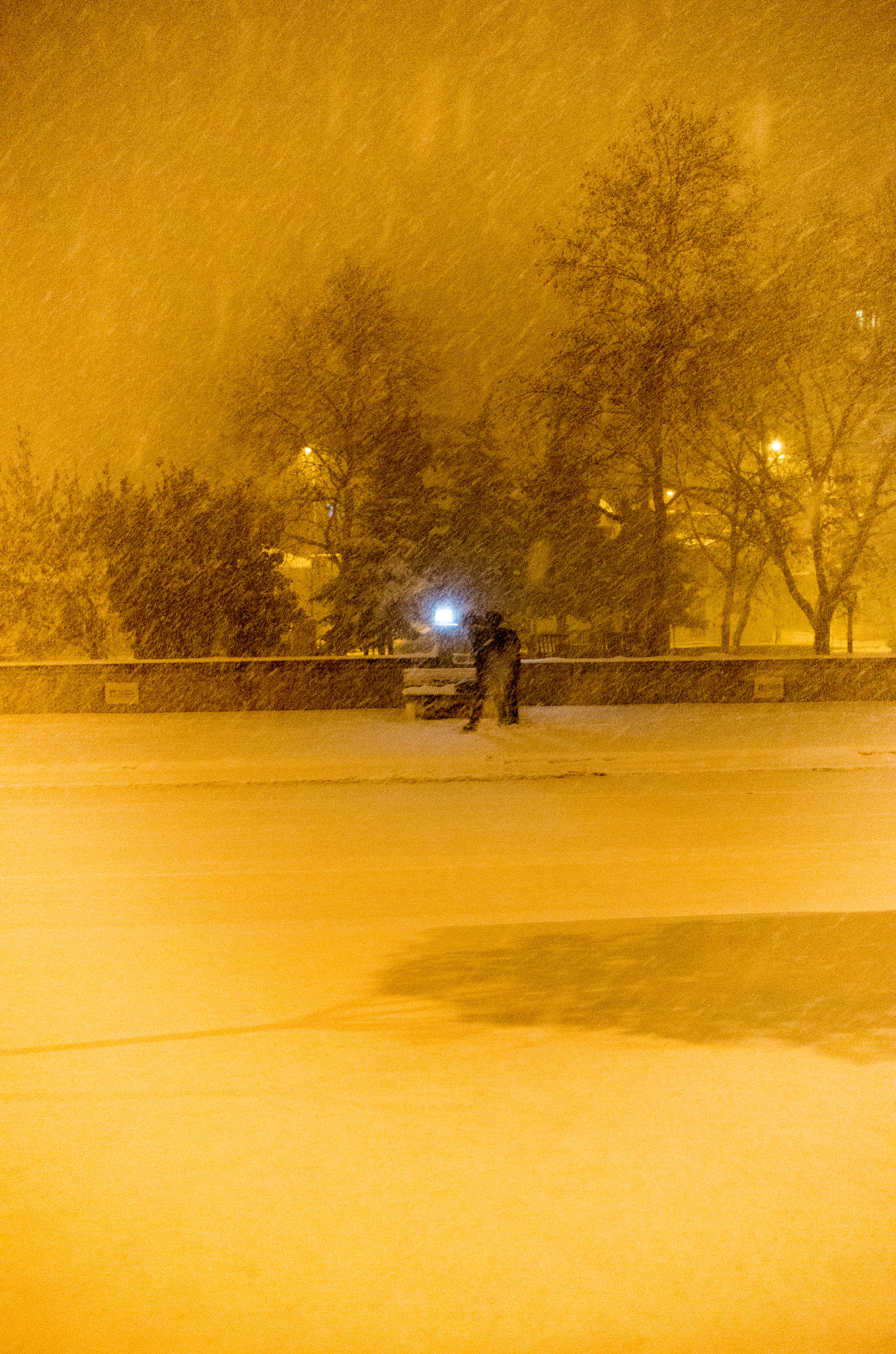 Pentax K-5 IIs sample photo. Two foreigners and snow photography