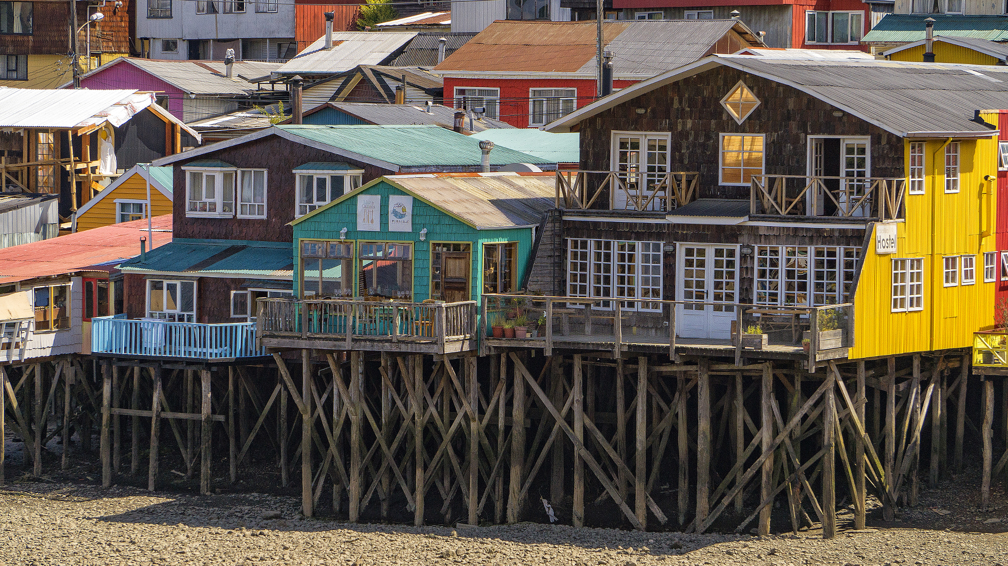 Sony Alpha a3500 sample photo. Palafitos chiloe photography