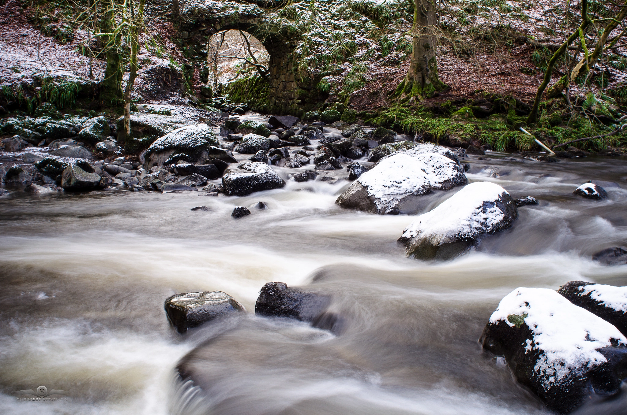 Nikon D5100 + Nikon AF Nikkor 20mm F2.8D sample photo. Cold river photography