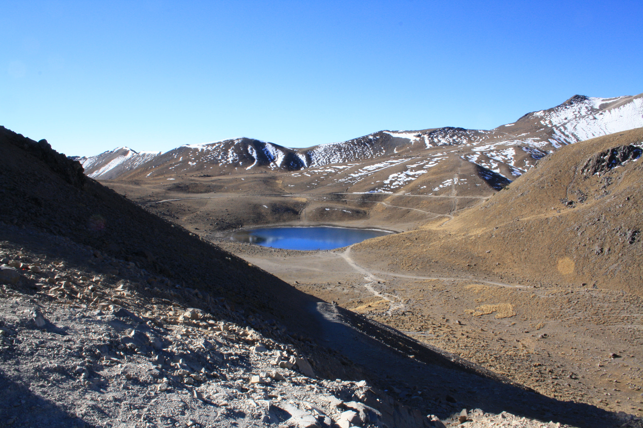 Canon EF-S 18-55mm F3.5-5.6 sample photo. Lake in the mountain. photography