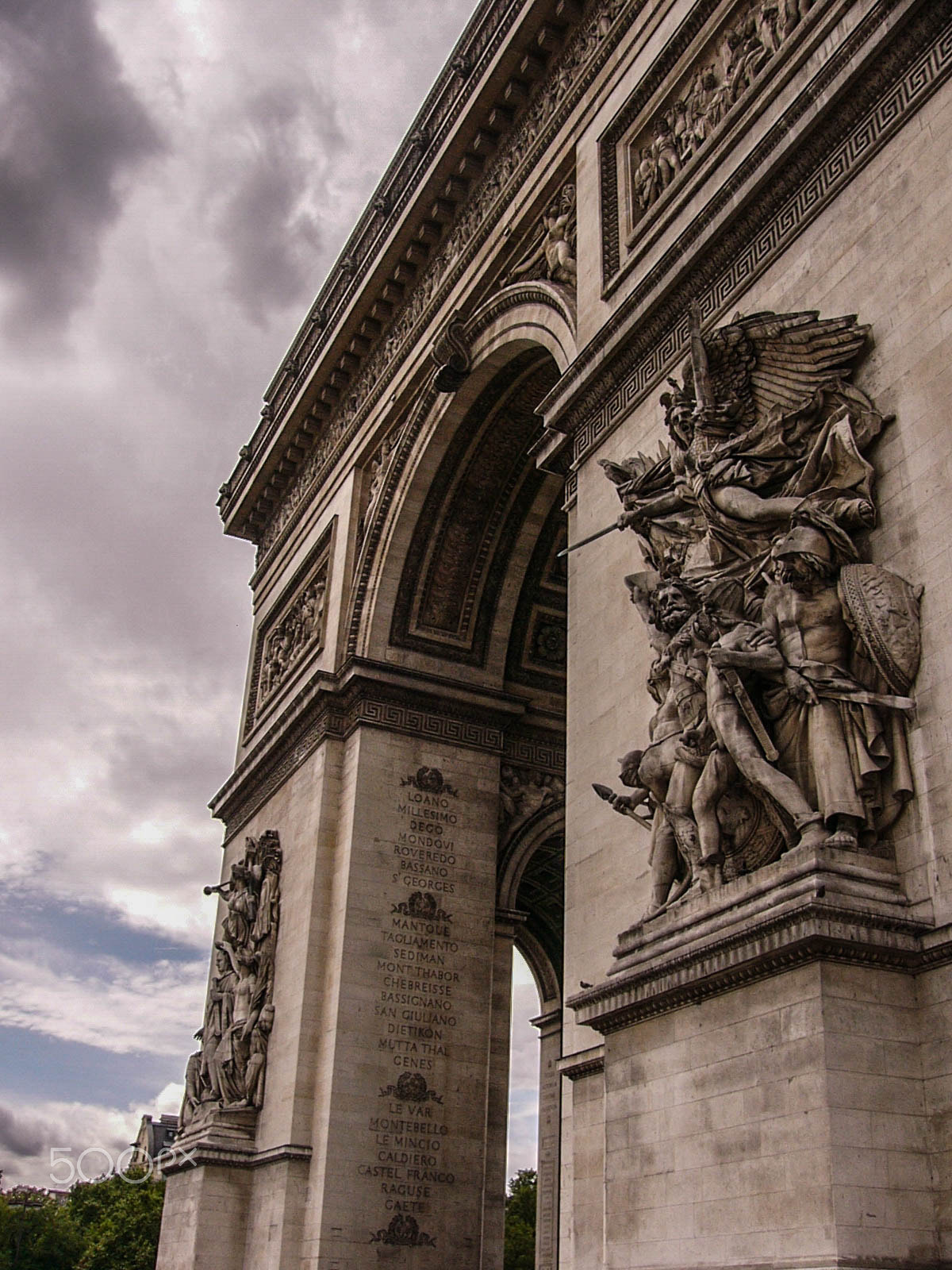 Panasonic DMC-FZ2 sample photo. Arc de triomphe, paris, france photography