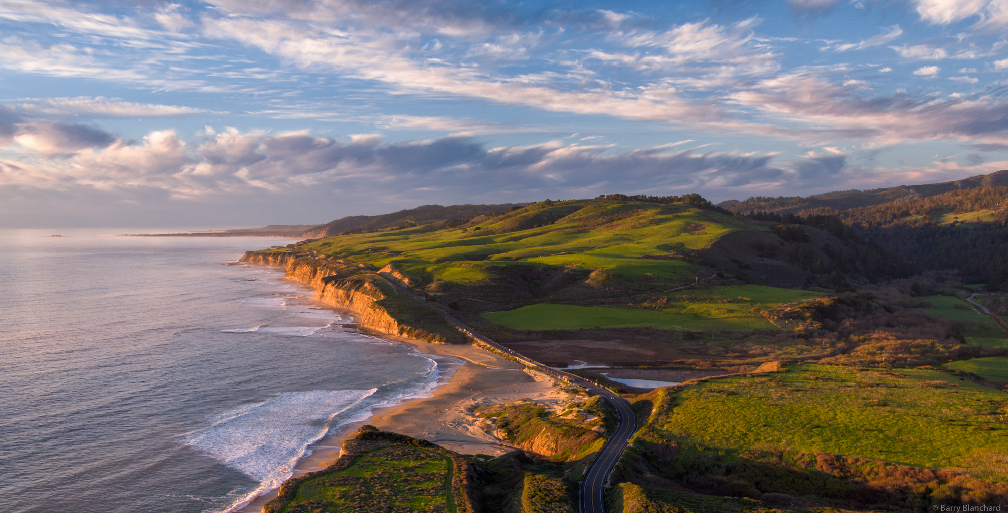 DJI FC550RAW + Olympus M.Zuiko Digital 25mm F1.8 sample photo. Scott creek © barry blanchard photography