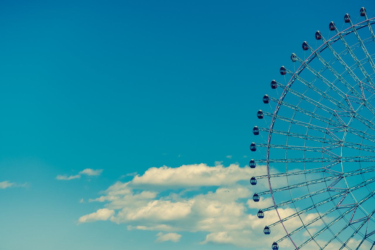 Nikon Df + Nikon AF-S Nikkor 85mm F1.8G sample photo. Ferris wheel photography