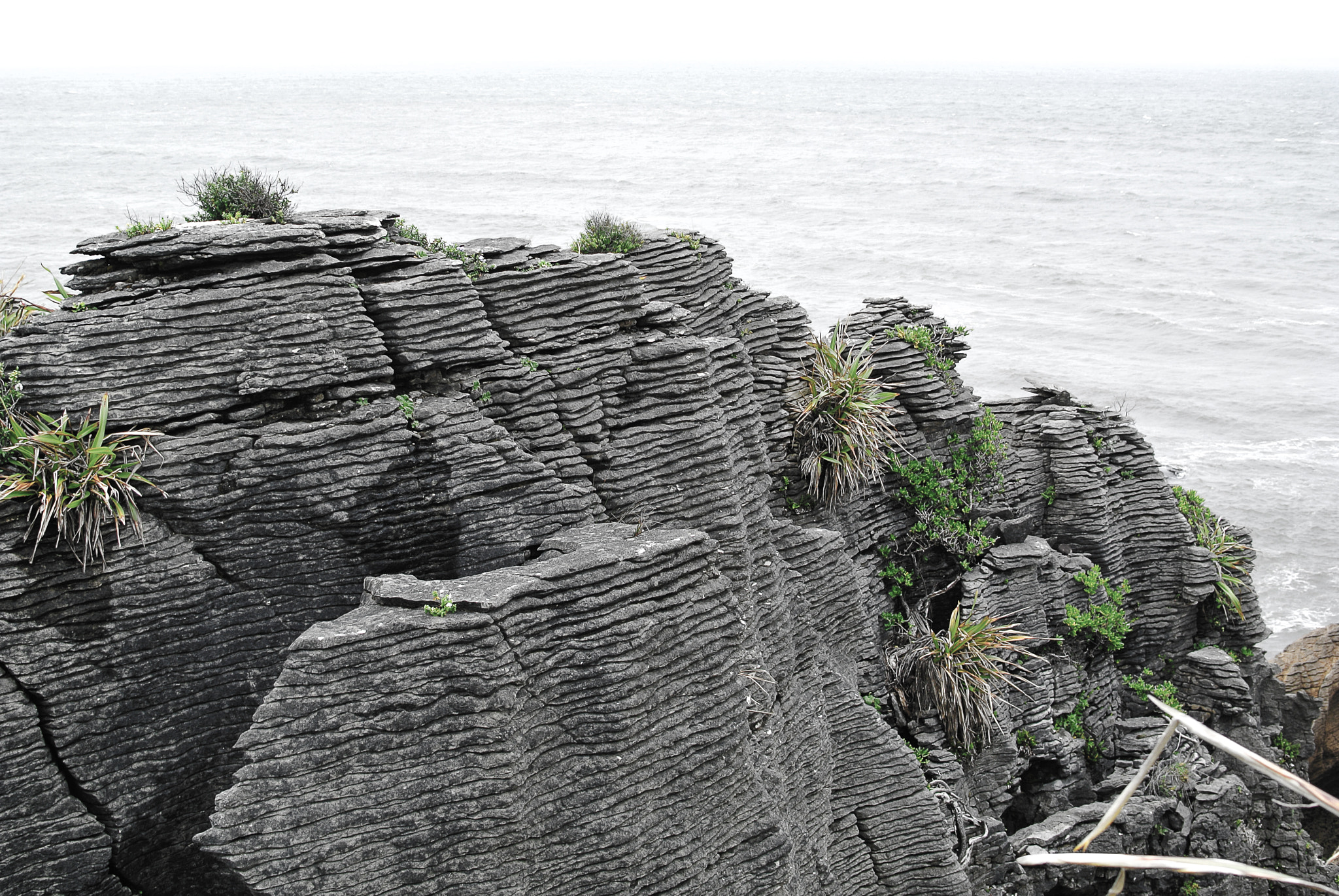 Nikon 1 V1 + Nikon 1 Nikkor 18.5mm F1.8 sample photo. Pancake rocks - greymouth - new zealand photography