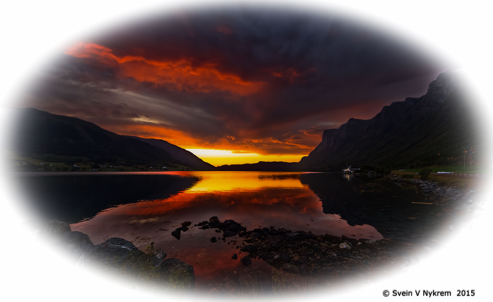 Sigma 8-16mm F4.5-5.6 DC HSM sample photo. Sunset in the fjords photography