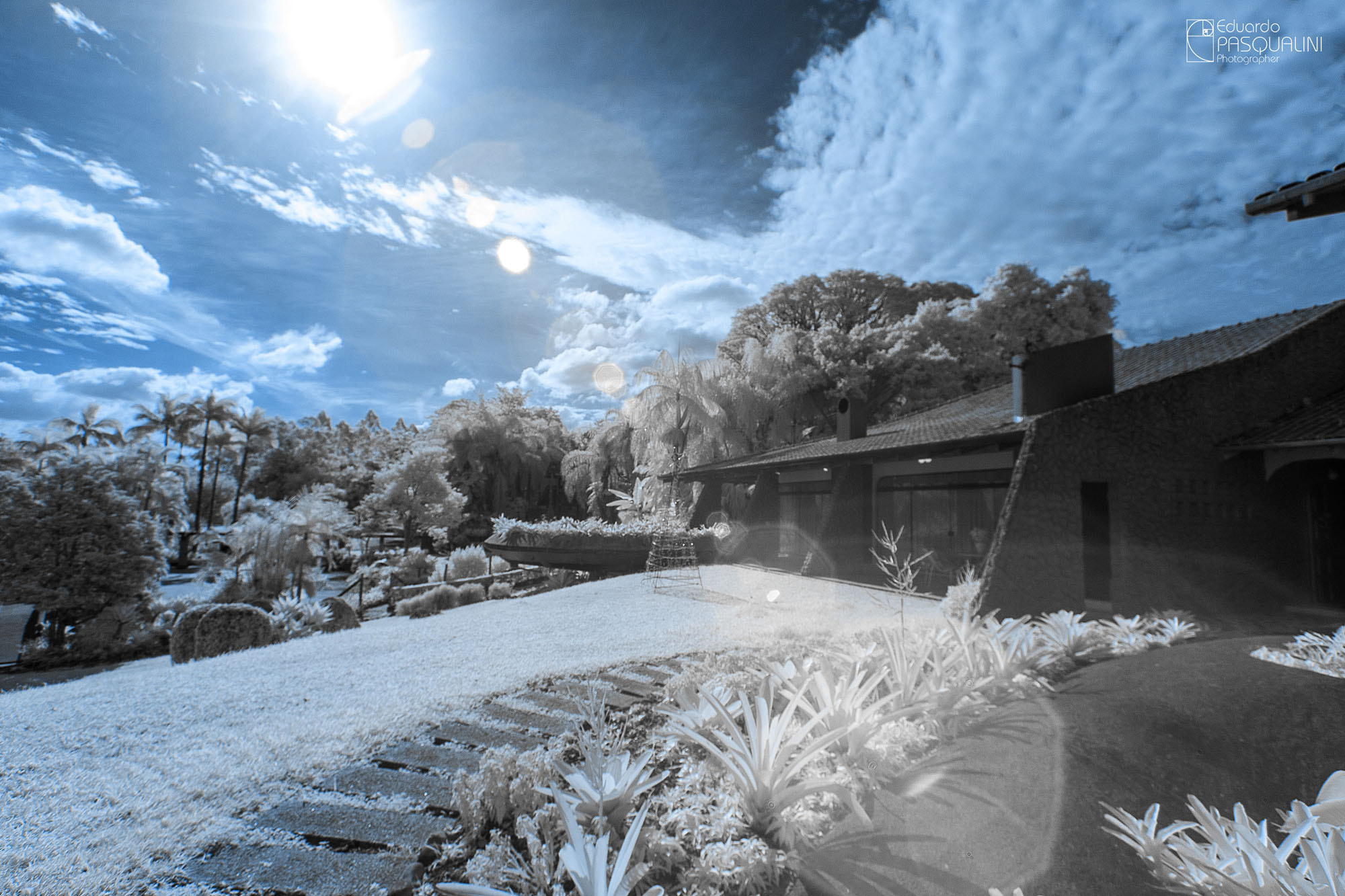 Canon EOS 30D + Sigma 10-20mm F3.5 EX DC HSM sample photo. Infrared house photography