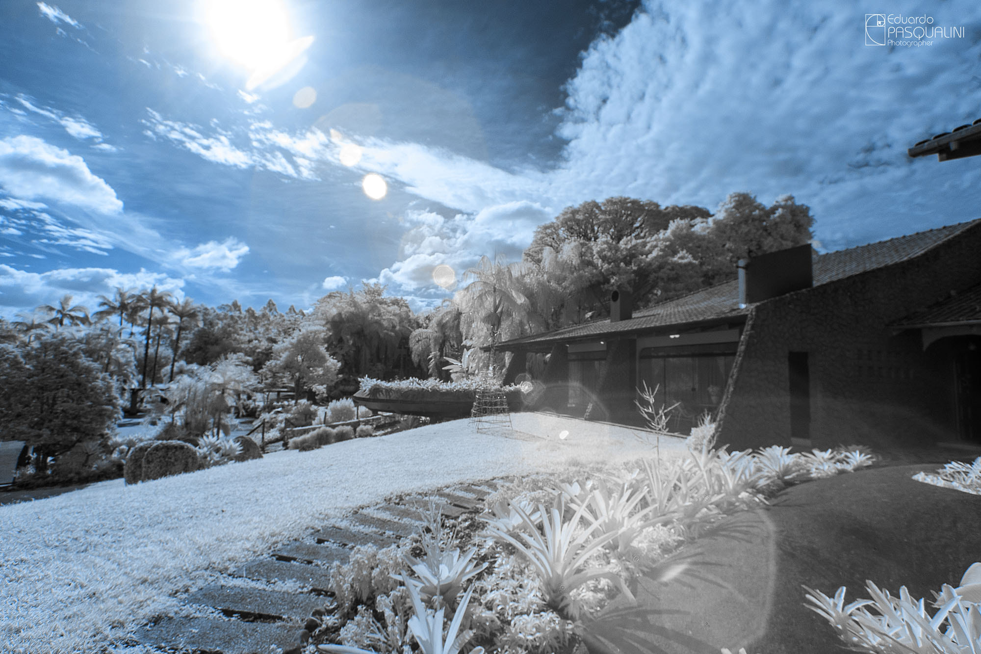 Canon EOS 30D sample photo. Infrared house photography