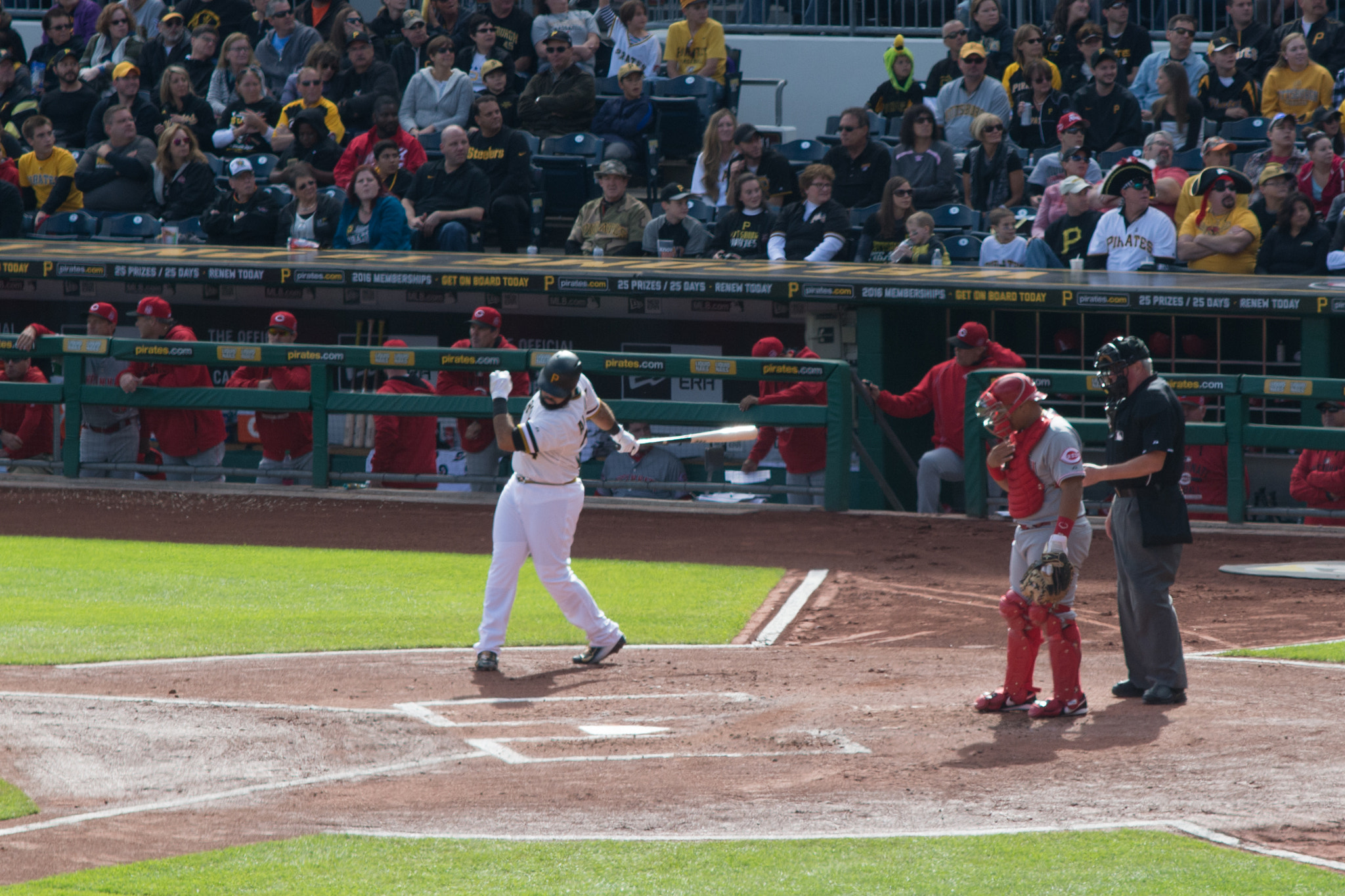 Nikon D7100 + AF Zoom-Nikkor 35-135mm f/3.5-4.5 N sample photo. Pirates v.s reds photography