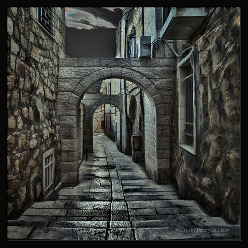 Pentax K10D sample photo. Jerusalem`s dead end photography