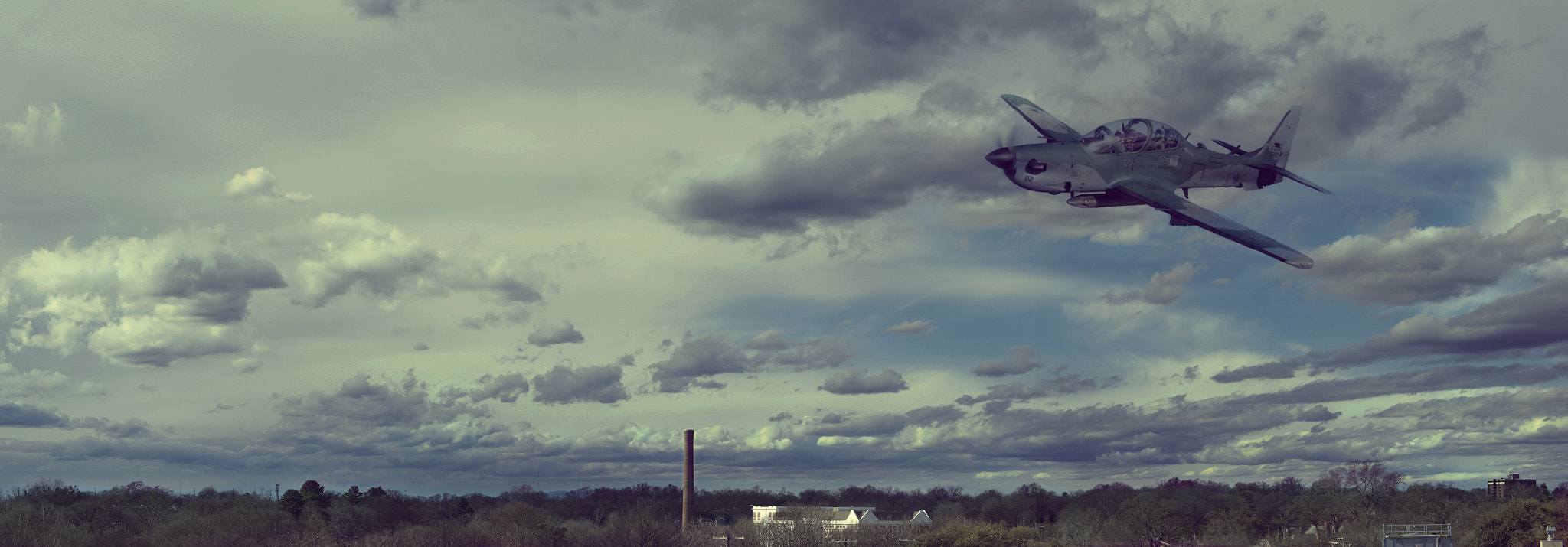 Sony DT 50mm F1.8 SAM sample photo. Plane composite hollywood style photography