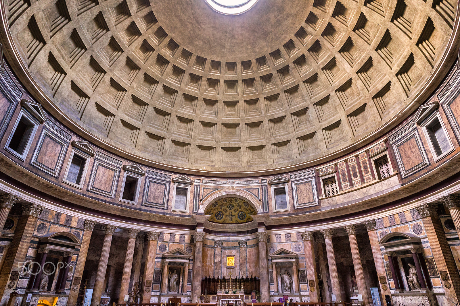 FE 21mm F2.8 sample photo. Pantheon - interior photography