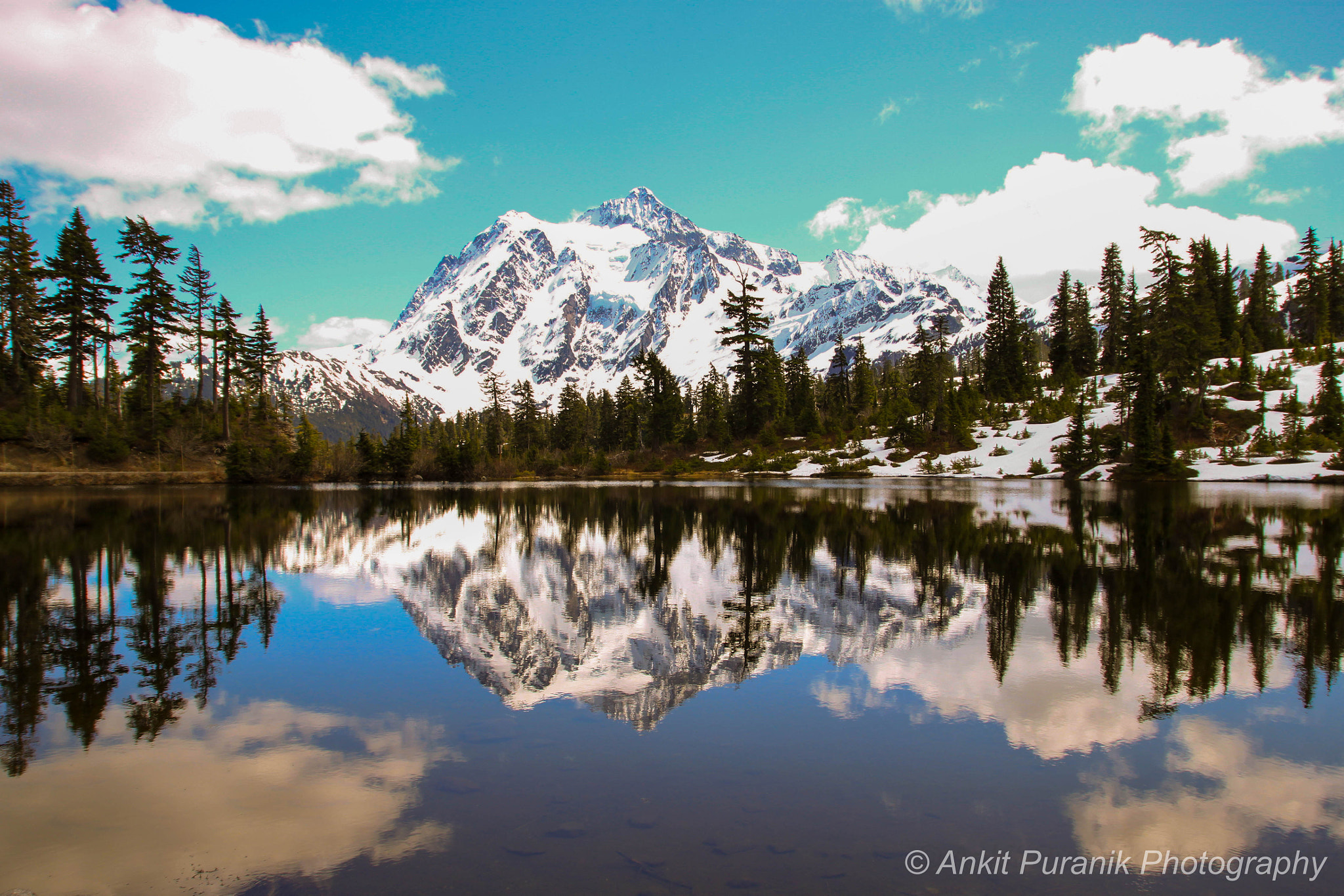 Sigma 18-250mm F3.5-6.3 DC OS HSM sample photo. Picture lake, mt shuksan, wa photography