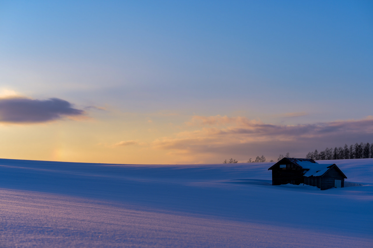 Nikon Df + Nikon AF-S Nikkor 85mm F1.8G sample photo. Hill of snow photography