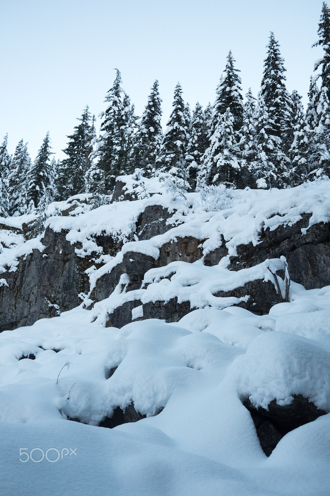 Panasonic Lumix DMC-GH4 + Panasonic Lumix G 20mm F1.7 ASPH sample photo. Pillows of snow photography