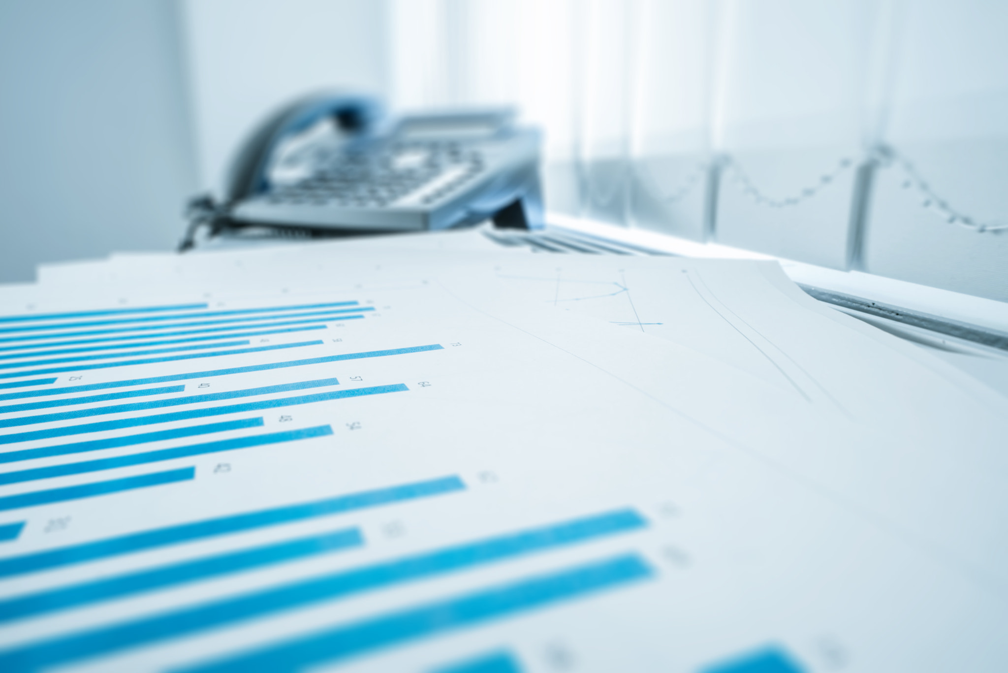 Office documents on a desk