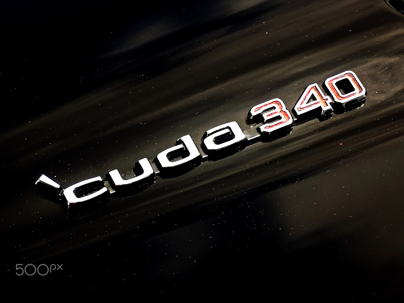 Kodak EASYSHARE M575 DIGITAL CAMERA sample photo. 1970 plymouth 'cuda 340 hood emblem photography