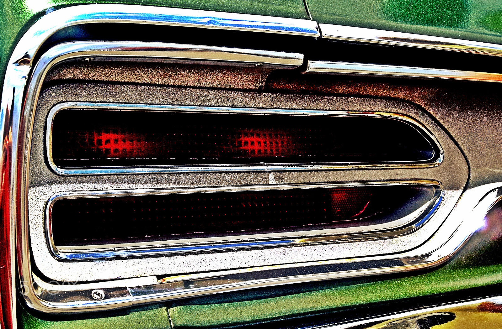 Kodak EASYSHARE M575 DIGITAL CAMERA sample photo. Plymouth gtx tail light photography