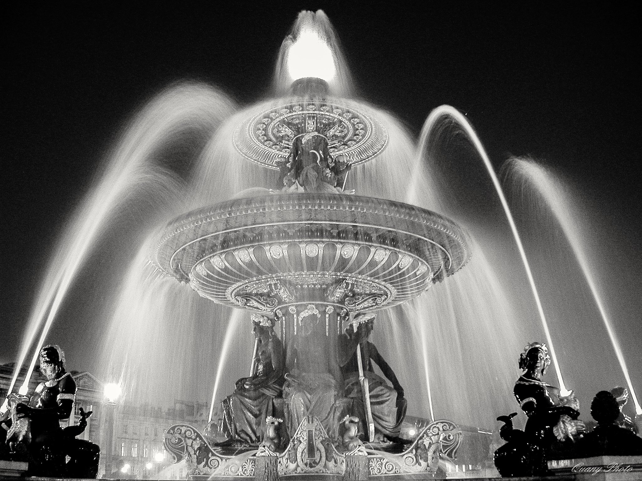 Nikon E995 sample photo. Fontaine de la concorde  photography