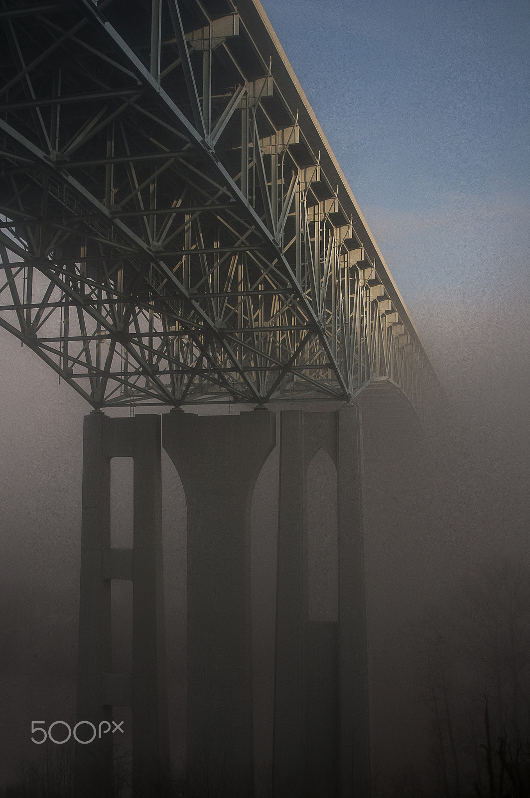 Nikon D70 sample photo. Clays ferry bridge photography