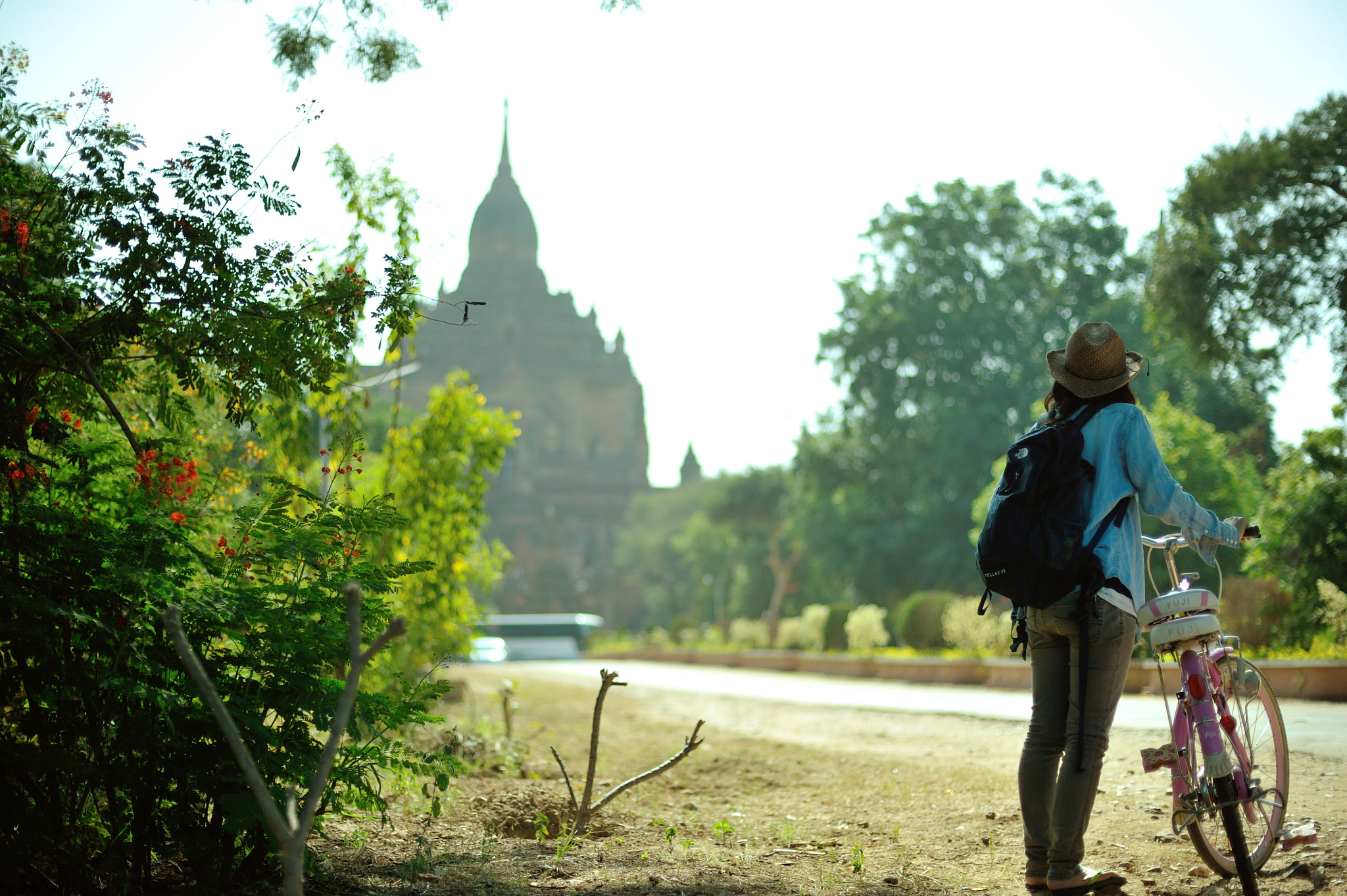 Nikon D700 + Voigtlander Nokton 58mm F1.4 SLII sample photo. Bagan days photography