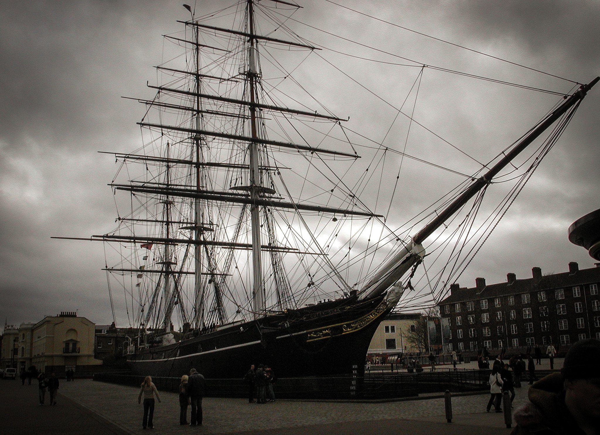 Nikon E990 sample photo. The cutty sark at greenwich photography