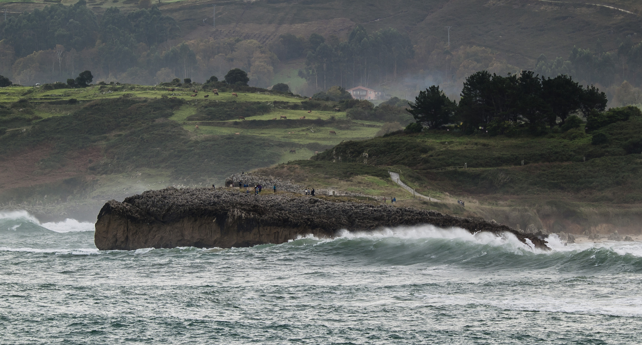 Olympus Zuiko Digital ED 70-300mm F4.0-5.6 sample photo. Marejada en llanes photography