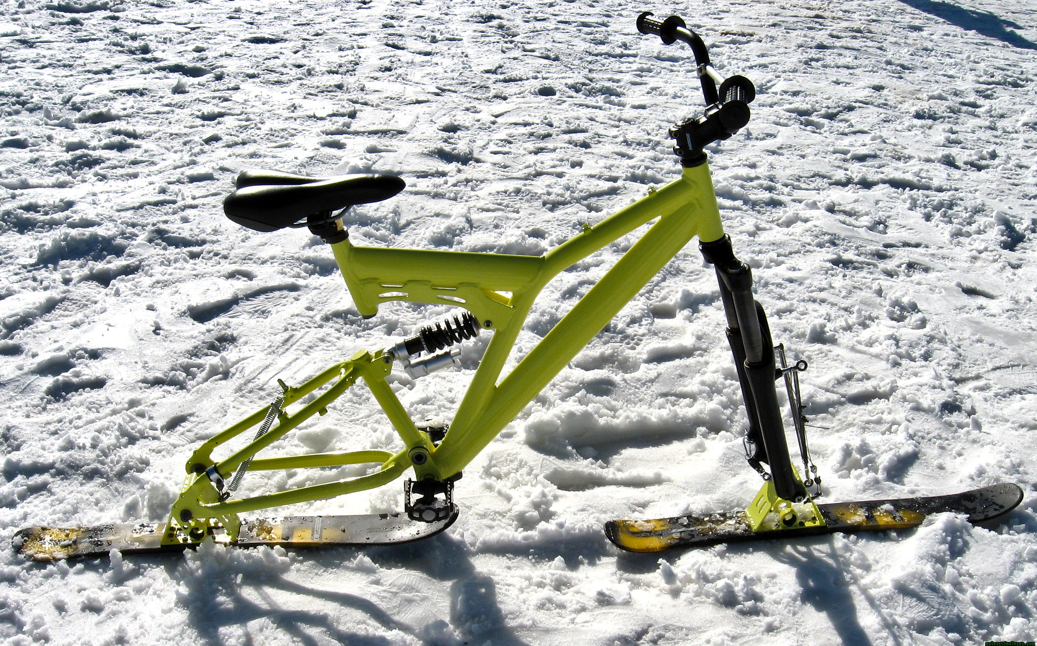 Canon POWERSHOT A540 sample photo. My new skibob (now with brakes). photography