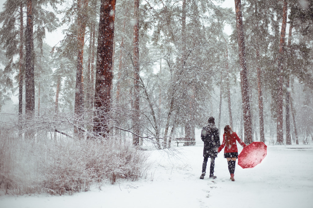 Winter love story by Maryna Khomenko on 500px