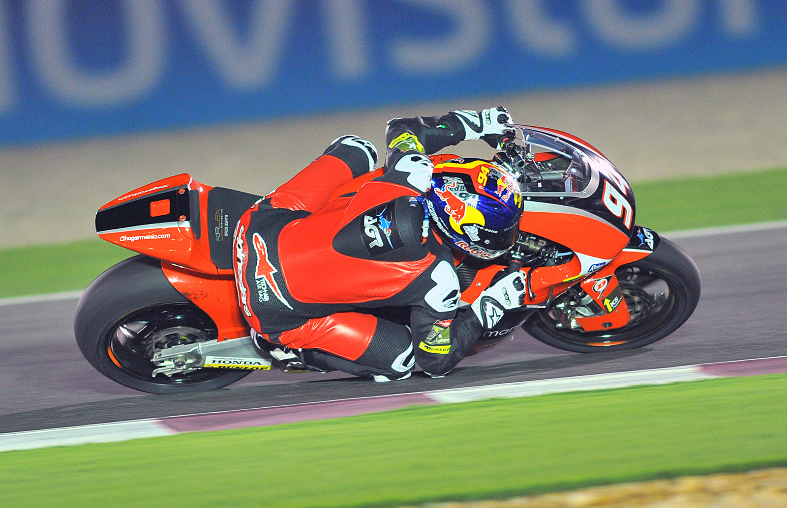 Nikon AF-S Nikkor 400mm F2.8D ED-IF II sample photo. Moto2 grand prix photography