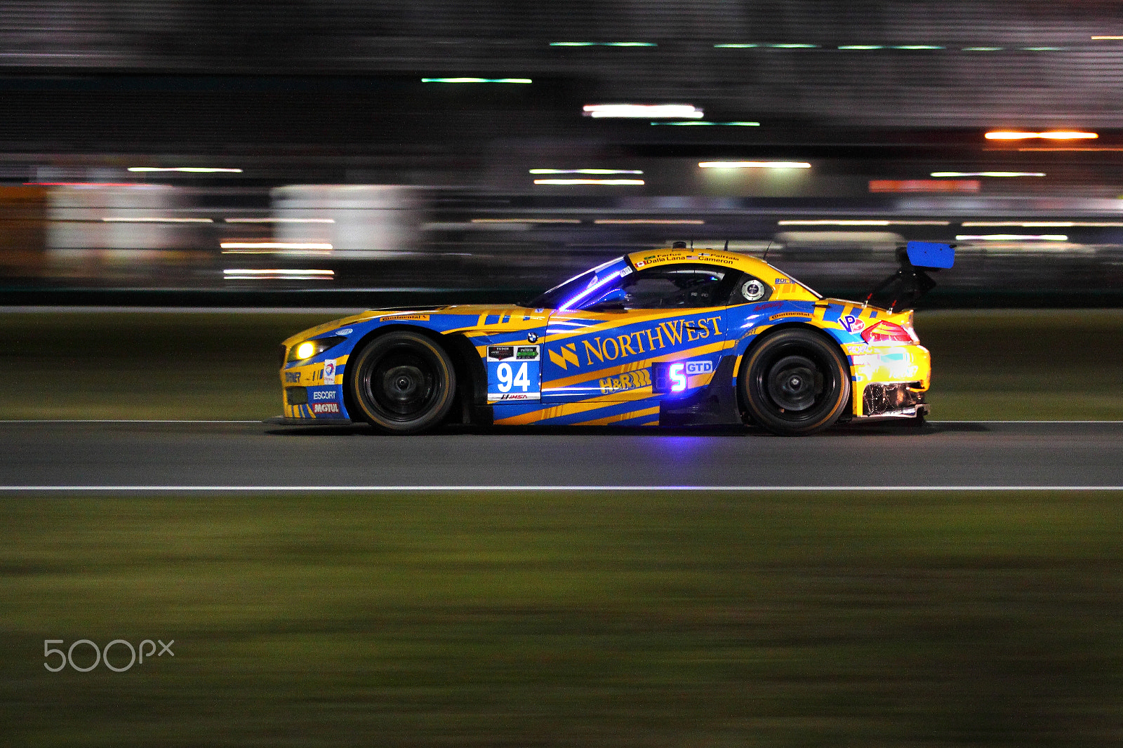 Canon EOS 50D + Canon EF 70-300mm F4.5-5.6 DO IS USM sample photo. Rolex 24 bmw photography
